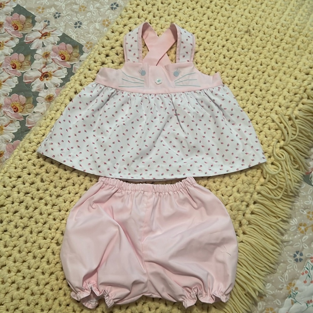 T.B.B.C. Bunny two piece rosebud set